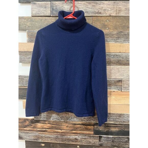 Lord and Taylor cashmere turtleneck weather sz L run smaller - Picture 1 of 5